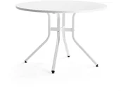 Stoły i stoliki do biura - AJ Produkty Stół VARIOUS, 1100x740 mm, biały, biały - miniaturka - grafika 1