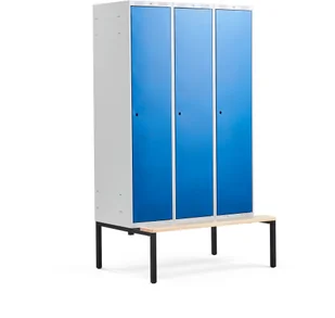 AJ Produkty Szafa ubraniowa z ławeczką - Szafki BHP - miniaturka - grafika 2