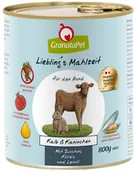 Mokra karma dla psów - Granata Pet Pakiet Liebling's Mahlzeit, 12 x 800 g - Junior, indyk i królik z ziemniakami, pasternakiem, marchwią i olejem z łososia - miniaturka - grafika 1