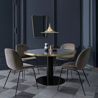 Lampy sufitowe - GUBI Gubi Semi lampa wisząca mosiądz błyszczący  47 cm - miniaturka - grafika 1