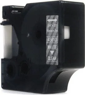 Dymo oryginalny taśma do drukarek etykiet, , 45810, S0720900, biały druk/prz - Taśmy do drukarek barwiące - miniaturka - grafika 2