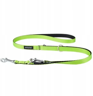 Ami Play Smycz Taśma Twist 6w1 100-200cm M zielony - Smycze dla psów - miniaturka - grafika 3