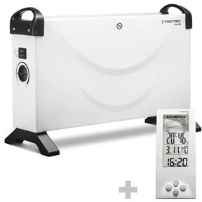 TROTEC Konwektor TCH 18 E + Termohigrometr stacja pogodowa BZ06 - Ogrzewanie przenośne - miniaturka - grafika 2