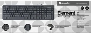 Defender Element HB-520 Czarna - Klawiatury - miniaturka - grafika 2