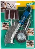 Ściereczki, gąbki, czyściki - wolfcraft GmbH wolfcraft Wolfcraft 5-elementowy zestaw szczotek drucianych, 5641000 - miniaturka - grafika 1