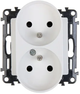 Legrand GNIAZDO PODWÓJNE LE-753190 Valena Life 230 V 16 A LE-753190 - Gniazdka elektryczne - miniaturka - grafika 2