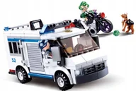 Klocki - Sluban Klocki Pojazd Radiowóz Policja Motor 117el. - miniaturka - grafika 1