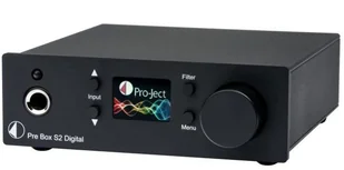 Pro Ject Pro-Ject Pre Box S2 Digital Czarny PREBXS2DIGBLK - Wzmacniacze - miniaturka - grafika 2