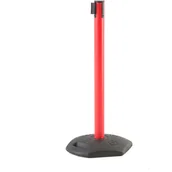 Wyposażenie miejsc publicznych - AJ Taśmowy system wygrodzeniowy 2000 mm czerwony biało-czerwona taśma 312422 - miniaturka - grafika 1