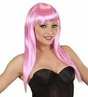 Dodatki do strojów karnawałowych - WIDMANN Peruka Andreas Vogue, jeden rozmiar, jasnoróżowy - miniaturka - grafika 1