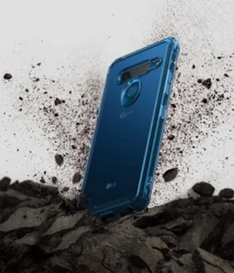 RINGKE Rinkge Fusion Case - Etui do LG G8 ThinQ - Smoke Black RGK866SM - Etui i futerały do telefonów - miniaturka - grafika 7