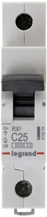 Legrand WYŁĄCZNIK NADPRĄDOWY LE-419204 JEDNOFAZOWY 25 A TYP C LE-419204 - Bezpieczniki elektryczne - miniaturka - grafika 2