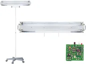 Urządzenia medyczne - Ultra-viol Sp.j NBV-2x30PL lampa bakteriobójcza bezpośredniego działania mobilna z licznikiem L NBV 2x30 PL - miniaturka - grafika 1