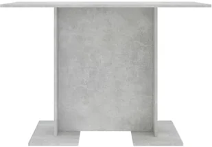 vidaXL Stół jadalniany, szarość betonu, 110x60x75 cm, płyta wiórowa - Stoły - miniaturka - grafika 4