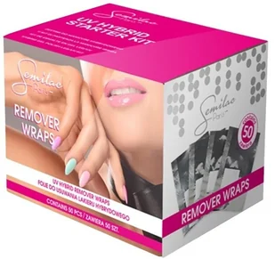 Semilac Folie do usuwania lakieru hybrydowego 50 szt - Akcesoria do paznokci - miniaturka - grafika 2