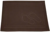 Ręczniki - Greno Dywanik łazienkowy Feet Brązowy - miniaturka - grafika 1