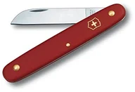 Noże - Victorinox scyzoryk nóż kwiaty dla osób leworęcznych proste ostrze 55 MM Czerwony Blister, 3.9450.b1 3.9450.B1 - miniaturka - grafika 1