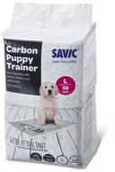 Maty do nauki czystości - savic Savic Puppy Trainer Pads podkłady treningowe dla szczeniąt, z węglem aktywowanym - Rozmiar M (dł. x szer.): 45 x 30 cm, 50 szt. i zwrot GRATIS od - miniaturka - grafika 1