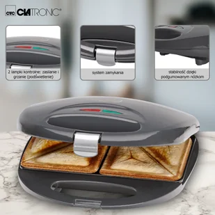 Clatronic ST 3477 Szary - Opiekacze - miniaturka - grafika 6