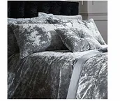 Narzuty - Catherine Lansfield narzuta na łóżko podwójne z imitacji skóry knaut SCHS AMT-  poliester. BD/46254/W/22022/SI - miniaturka - grafika 1