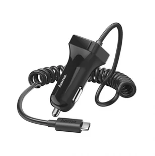 Hama Ładowarka samochodowa USB-C 2.4A Czarny 183243+ 40 zł na dzień dobry w Klubie MediaMarkt ! 183243 - Ładowarki samochodowe - miniaturka - grafika 3