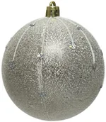 Bombki - Bombka plastikowa 8 cm 1 szt. złota - miniaturka - grafika 1