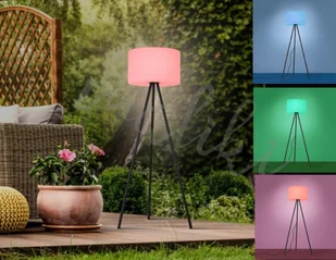 Leuchten Direkt Lampa stojąca trójnóg LED Holly, akumulator, RGBW - Lampy ogrodowe - miniaturka - grafika 4