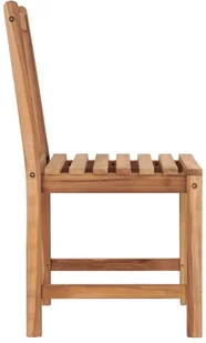 vidaXL Krzesła ogrodowe 6 szt., z poduszkami, lite drewno tekowe! 3073132 - Fotele i krzesła ogrodowe - miniaturka - grafika 5