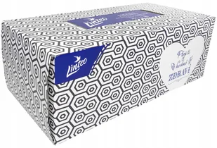 Linteo CHUSTECZKI higieniczne, białe, dwuwarstwowe, papierowe pudełko (box), 2 - Chusteczki nawilżane - miniaturka - grafika 3