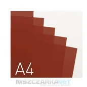 Okładki do laminatorów i bindownic - Opus Przezroczysta okładka miękka - O.CLEAR STANDARD - 297 x 210 mm (A4) - 100 arkuszy - przezroczysty brązowy - miniaturka - grafika 1