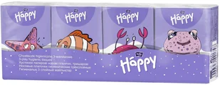 Bella Baby Happy Chusteczki higieniczne mini Baby Happy 3-warstwowe, papierowe 8x9 szt. 9 szt. x 8 opakowań Kieszonkowe |   BB-042-H072-001 - Chusteczki nawilżane - miniaturka - grafika 2