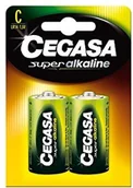 Baterie i akcesoria - Cegasa CEGASA Supera LKALINE  2 baterie LR14, zielone B.LR14 - miniaturka - grafika 1