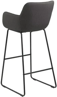 Actona Stołek barowy Lisa dark grey - Taborety i hokery - miniaturka - grafika 8