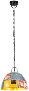 VidaXL Industrialna lampa wisząca, 25 W, kolorowa, okrągła, 31 cm, E27 320550  VidaXL - Lampy pozostałe - miniaturka - grafika 2