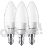Żarówki tradycyjne - Philips LED Świeczka 5,5 W 40 W E14 3 szt 929001253695 - miniaturka - grafika 1