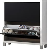 Szafki na buty - Kit Closet kubox  regał na buty, 2 drzwi, białym i czarnym 4020165002 - miniaturka - grafika 1