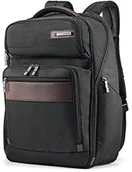 Plecaki - Samsonite Kombi plecak biznesowy, Czarny/Brązowy, 17.5 x 12 x 7-Inch, 0043202788048 - miniaturka - grafika 1
