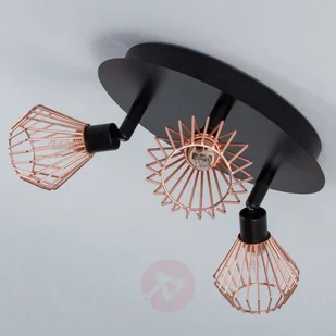 Brilliant Piękna, trzypunktowa lampa na planie koła Dalma - Lampy sufitowe - miniaturka - grafika 2