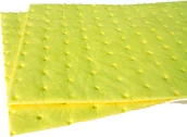 Sorbenty - ECOTEXTIL Mata Sorbentowa Chemiczna, (100 Arkuszy), Chłonność 109 L. Zółty 3 275 G/m2 40Cm X 50Cm Mata Chemiczne - miniaturka - grafika 1