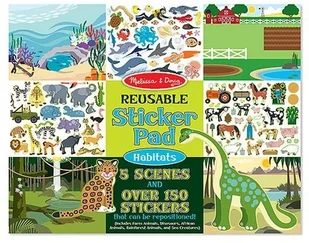 Melissa&Doug Naklejki Wielorazowe - Siedliska Melissa and Doug - Przybory szkolne - miniaturka - grafika 9