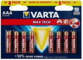 Baterie i akcesoria - Varta Baterie Max Tech AAA 8 szt. - miniaturka - grafika 1