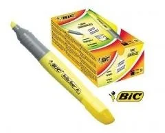 BIC ZAKREŚLACZ BRITE LINER XL ŻÓŁTY PUDEŁKO 10 SZT 891396 - Zakreślacze - miniaturka - grafika 3