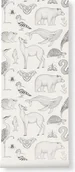 Tapety - Ferm Living Tapeta Katie Scott Animals kremowa 1100821768 - miniaturka - grafika 1