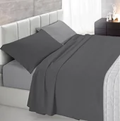 Pościel - Italian Bed Linen pranie pościeli z zamkiem prześcieradło z gumką prześcieradło na łóżko, i poszewki na poduszkę Uni Double Face, 100% bawełna 8058575001108 - miniaturka - grafika 1