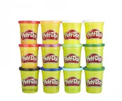 Zabawki kreatywne - Hasbro Ciastolina Tuby uzupełniające 12pack E4830 - miniaturka - grafika 1