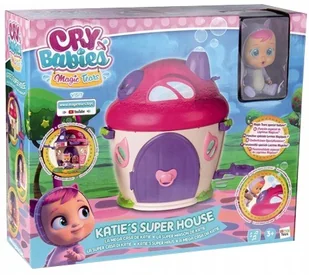 Tm Toys Cry Babies Magic Tears Zestaw Super domek Katie - Figurki dla dzieci - miniaturka - grafika 4