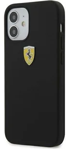 Ferrari FESSIHCP12SBK iPhone 12 mini 5,4" czarny/black hardcase On Track Silicone hurtel-65648-0 - Etui i futerały do telefonów - miniaturka - grafika 2