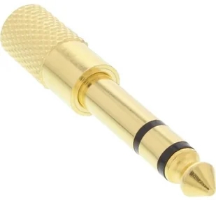 InLine Adapter AV Audio 6.3mm męski - 3.5mm żeński Stereo pozłacany metal 99305P - Adaptery i przejściówki - miniaturka - grafika 2