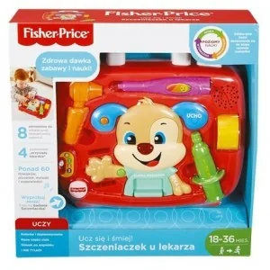 Fisher Price Szczeniaczek u Lekarza FPR00 - Zabawy w naśladowanie dorosłych - miniaturka - grafika 3