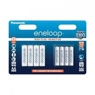 Panasonic Eneloop Combipack 1x4 Mignon AA + 1x4 Micro AAA BK-KJMCCE44E - Ładowarki i akumulatory - miniaturka - grafika 3